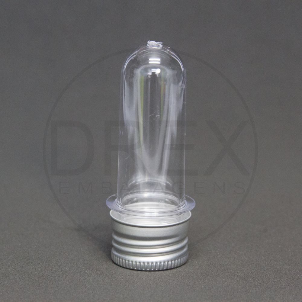 Mini Tubete Cristal c/ Tampa Alumínio  Imagem 1
