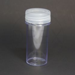 Pote Cristal 80ml c/ Tampa Plástica  Lacre
