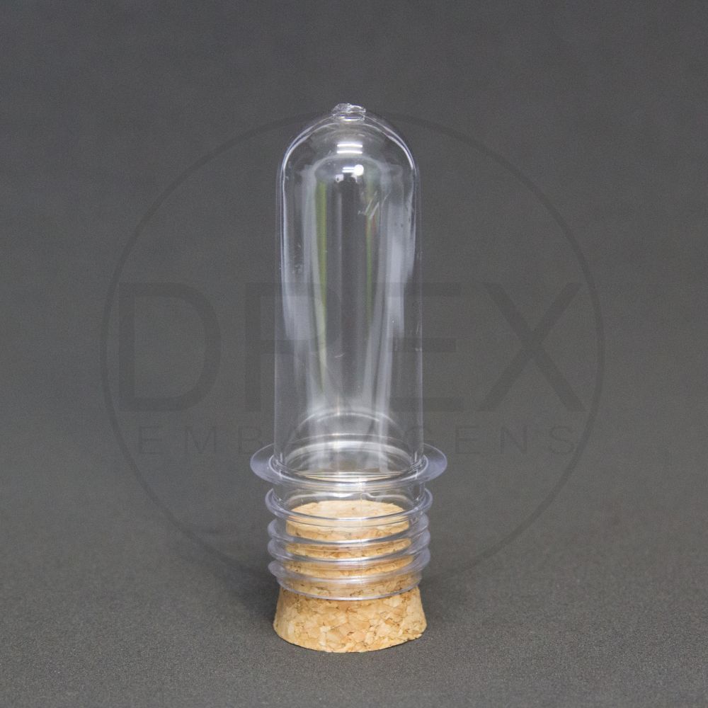 Mini Tubete Cristal c/ Rolha Cortiça  Imagem 1